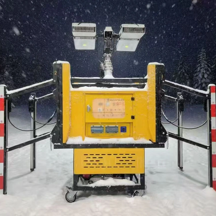 Automatic Loading and Unloading Mobile Lighting Tower